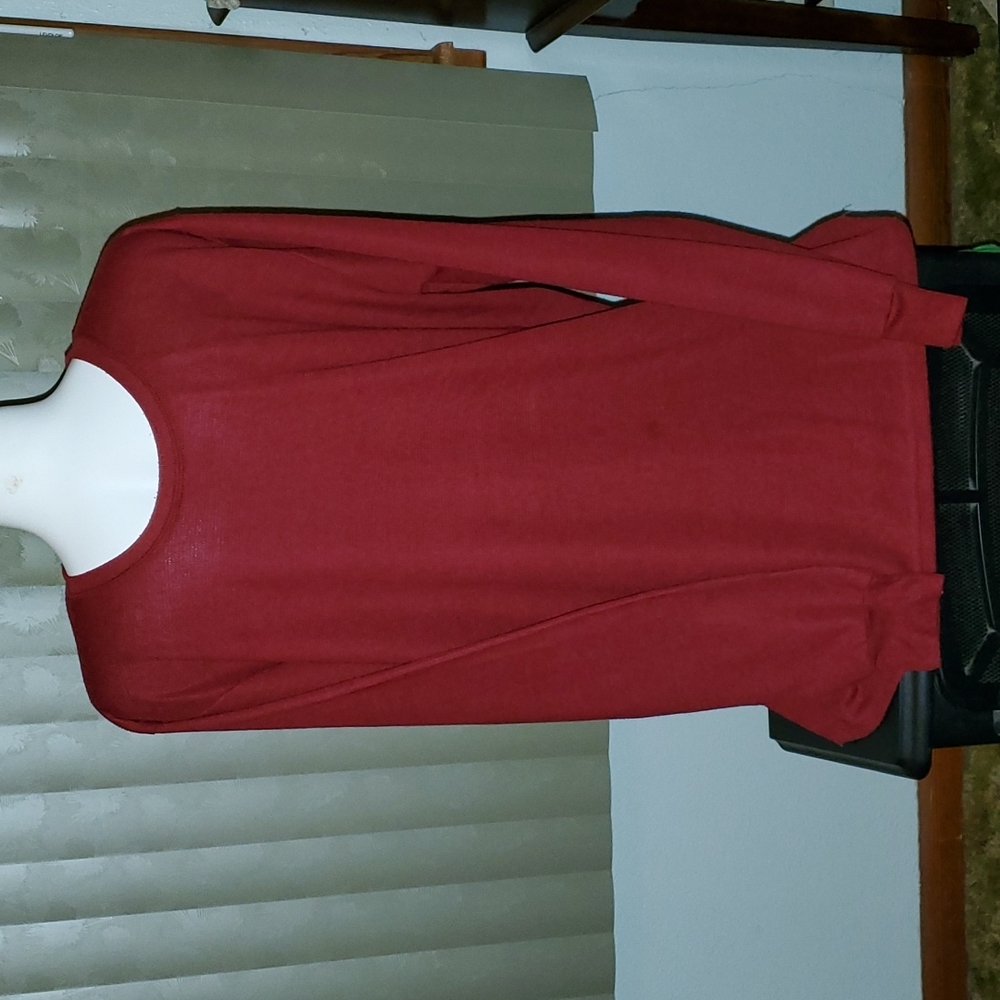 No Tag Maroon Thermal Long John's Shirt. EUC.